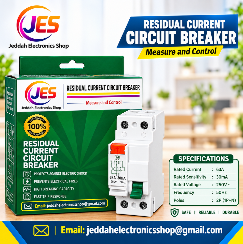 Jeddah Electronics Shop Residual Current Circuit Breaker